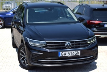 Volkswagen Tiguan II SUV Facelifting 2.0 TDI 150KM 2021 VW Tiguan TDi Krajowy 1ręka Perła ACC Keyles Virtual Kamera Carplay 3xKlima