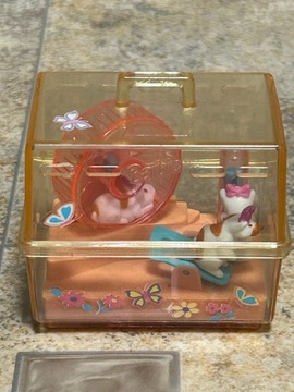 BARBIE MATTEL 1995 KLATKA DOMEK DLA CHOMIKA CHOMIKÓW NAKRĘCANY