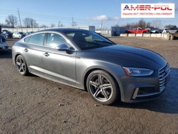 Audi A5 F5 S5 Sportback 3.0 TFSI 354KM 2018 Audi S5 Coupe 2018, 3.0L, 4x4, PRESTIGE, od ubezpieczalni 3.0 Benzyna