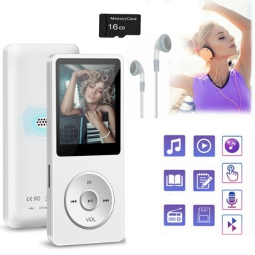 HIFI BLUETOOTH-ПЛЕЕР 16 ГБ РАДИО СПОРТ АУДИОБОК MP3 MP4 + НАУШНИКИ