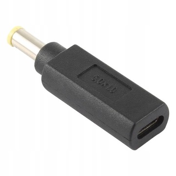 Złącze USB-C / Type-C żeńskie na 5,0 x 1,0 mm męsk