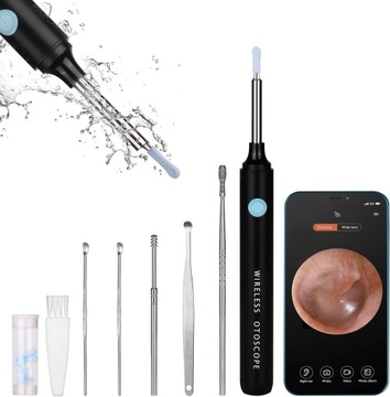 УМНАЯ ОТОСКОПНАЯ КАМЕРА ДЛЯ ЧИСТКИ УШЕЙ УДАЛЕНИЕ EAW WIFI HD ЭНДОСКОП