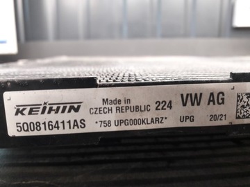 5Q0816411AS CHLADIČ KLIMATIZACE VW AUDI A3