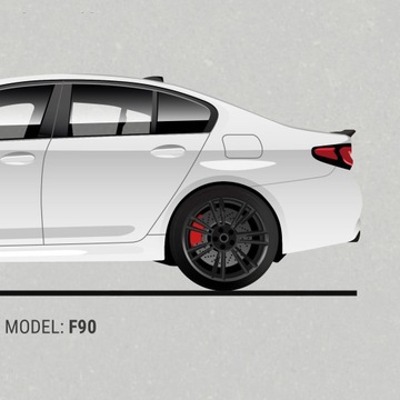 Плакат BMW M5 - Без рамки
