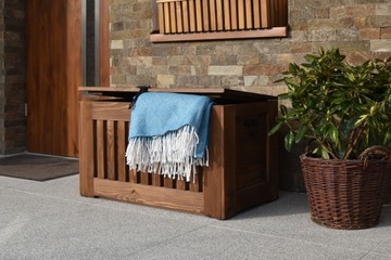 ECOSTYL ДЕРЕВЯННЫЙ ЯЩИК - ТЕМНО-КОРИЧНЕВЫЙ цвет, 140л