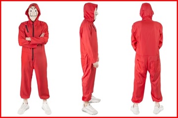 КАРНАВАЛЬНЫЙ КОСТЮМ БУМАЖНЫЙ ДОМ LA CASA DE PAPEL ДИСЦИПЛИНА КОСТЮМ МАСКА