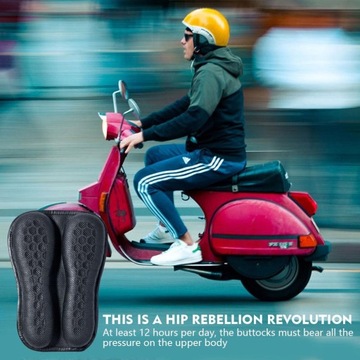 Подушка сиденья мотоцикла Комфортная гелевая подушка Дышащая функция