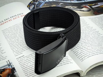 Черный РЕМЕНЬ для брюк Polish Clip Buckle 165