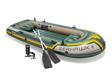 Ponton Seahawk 4 osoby INTEX 68351 pompka wiosła