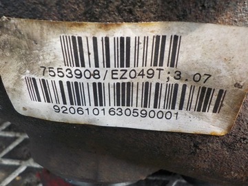 BMW X3 (E83) DIFER DIFERENCIÁL NÁPRAVA 7553908 3.07