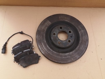 ЗАДНИЙ ТОРМОЗНОЙ ДИСК AUDI Q7 + КОЛОДКИ 4M0615601J