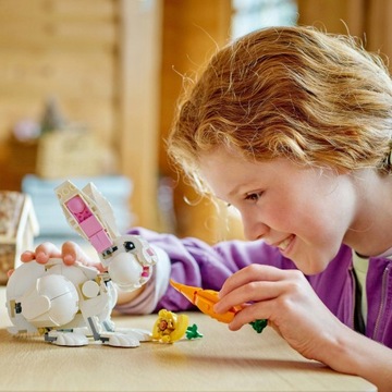 LEGO CREATOR 3W1 31149 KWIATY W KONEWCE + LEGO 31133 KRÓLIK PREZENT