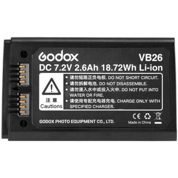 Godox VB26 литий-ионный аккумулятор постоянного тока 7,2 В 2600 мА
