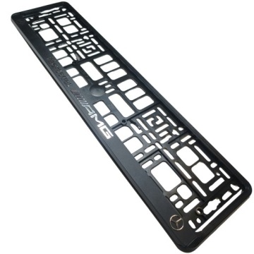 3D Mercedes AMG номерной знак рамка черный спорт прочный