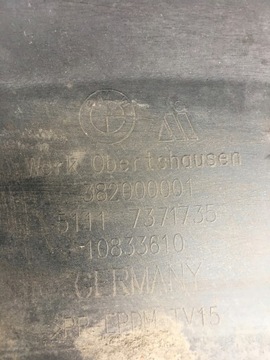 BMW 1 F20 F21 2015+ LIFT LCI передний бампер