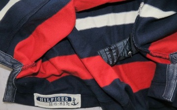 Tommy Hilfiger bluza z kołnierzem w paski L/XL