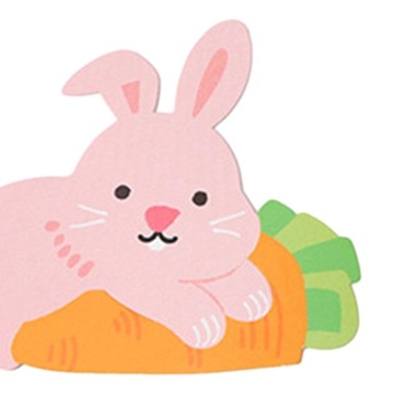 50 открыток с кроликом Лолли, пасхальные открытки с сообщениями, очаровательные сладкие бумажные открытки для обмена открыток