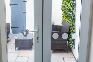 Статическая оконная пленка молочного цвета МОРОЗ 45х150