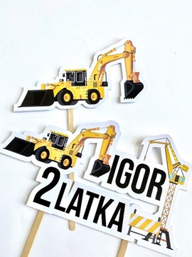 ЭКСКАВАТОР топпер для торта