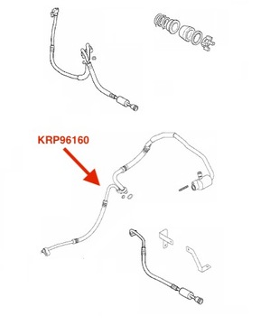 OPEL VECTRA B PŘÍVOD TRUBKA KLIMATIZACE 1850460
