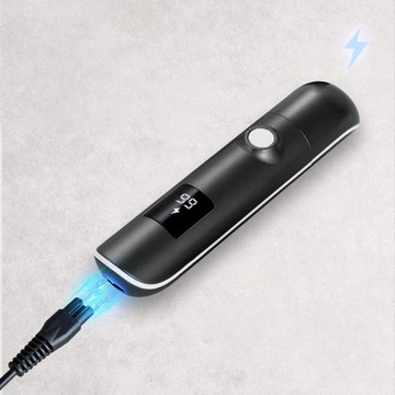 USB-ВОДОНЕПРОНИЦАЕМЫЙ ТРИМЕР БРИТЬВА 3 В 1 ДЛЯ НОСА УШЕЙ БОРОДЫ STRONG ЧЕРНАЯ