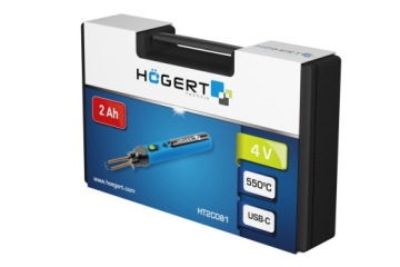 АККУМУЛЯТОРНЫЙ СВАРОЧНЫЙ АППАРАТ HOGERT USB ДЛЯ ПЛАСТИКА + СКОБЫ