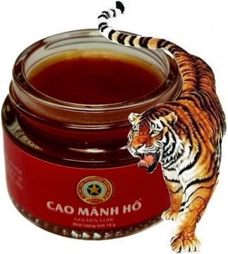 MAŚĆ Z GWIAZDKĄ TYGRYSIA PRZECIWBÓLOWA NA KATAR TIGER BALM GOLDEN STAR 16g