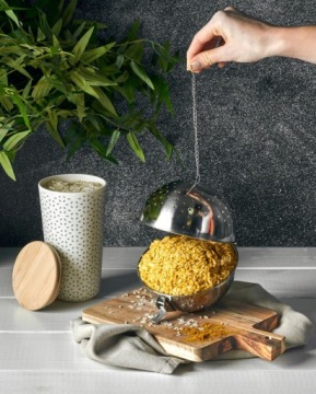 Шарик для приготовления риса Tadar, сталь, 13 см.