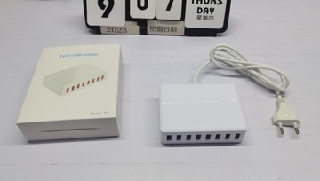8-ПОРТОВОЕ СЕТЕВОЕ ЗАРЯДНОЕ УСТРОЙСТВО USB 5 В/10 А 50 ВТ ДЛЯ ТЕЛЕФОНОВ