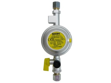 Reduktor gazu 30 mbar 1,5 kg/h RVS8 na rurkę fi8