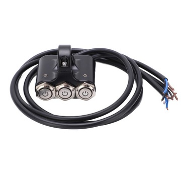goc/22mm Przełącznik motocyklowy 3 przyciski