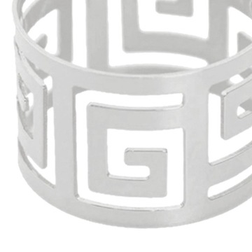 6 шт. Кольца для салфеток Тканевые салфетки Элегантные обеденные столы Argent