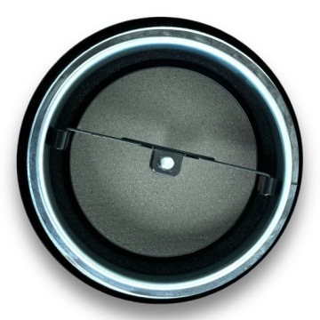 Приточный диффузор SVF BLACK, изолированный, скандинавский плоский 100, с ПРОКЛАДКОЙ