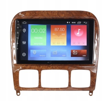 RADIO NAWIGACJA GPS MERCEDES W220 S KLASA 1998-2005 ANDROID