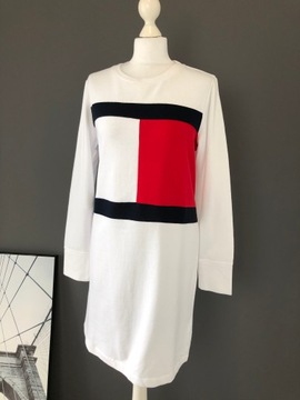 TOMMY HILFIGER SUKIENKA / BLUZA DŁUGA ROZM.M