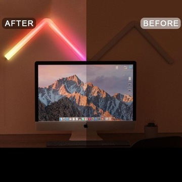 Интеллектуальные светодиодные панели 6 LIGHTBAR RGBIC WiFi GLIDE WALL Panels