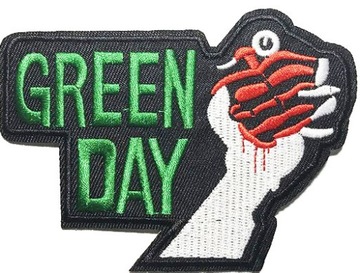 Łatka Naszywka Termo HAFT Metal Rock GREEN DAY