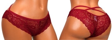 6x ТРУСИКИ ЖЕНСКИЕ, КРУЖЕВНЫЕ СТРИНГИ, XL