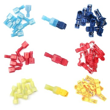 БЫСТРОРАЗЪЕМНЫЕ СОЕДИНЕНИЯ, 240 ШТ. НАБОР ЭЛЕКТРИЧЕСКИХ КОМПРЕССИОННЫХ РАЗЪЕМОВ ТИПА-T