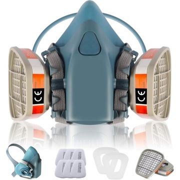 ЗАЩИТНАЯ КРАСОЧНАЯ МАСКА 3М 6800 АНТИГАЗОВАЯ