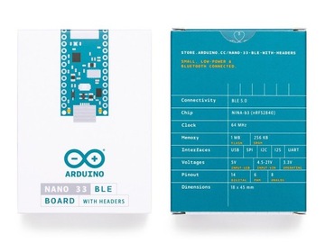 Arduino Nano 33 Ble (с разъемами) ABX00034