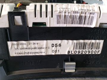 СЧЕТЧИК AUDI A3 (8L1) 8L0920900F 1.6 B