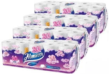 80 ROLEK Papier toaletowy bezzapachowy Almusso