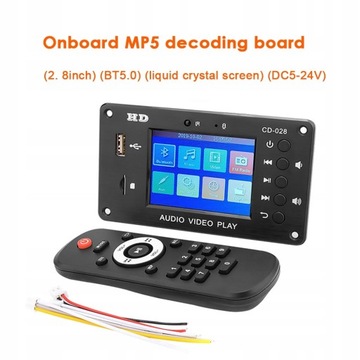 Автомобильный декодер подключения Bluetooth 5.0 MP5