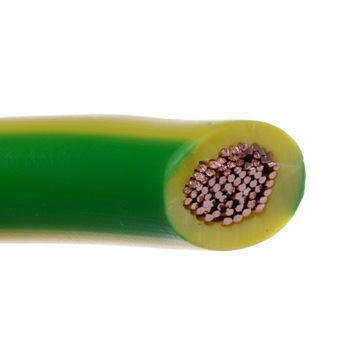 Przewód LgY 1x10 mm żółto-zielony kabel linka - 1m