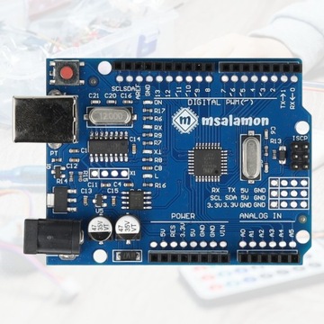 Uno R3 совместим с Arduino Uno CH340 — модуль клонирования с ATmega328P + GOLDPIN