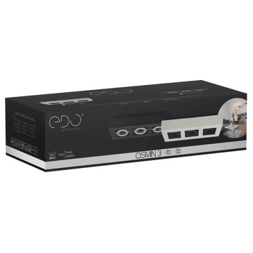 НАКЛАДНОЙ СВЕТОДИОДНЫЙ ПОТОЛОЧНЫЙ СВЕТИЛЬНИК, ЧЕРНЫЙ, 3xGU10 EDO