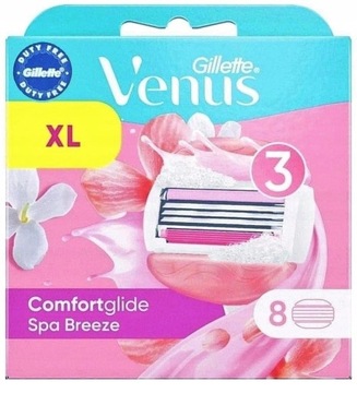GILLETTE VENUS WKŁADY DO MASZYNEK COMFORTGLIDE SPA BREEZE 8SZT