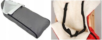 ДЕРЕВЯННЫЕ САНКИ со спинкой + спальник POLAR + толкатель + СЕРТИФИКАТ