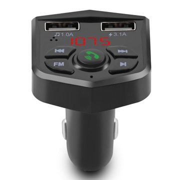 Bluetooth FM-передатчик USB-зарядное устройство Вольтметр